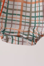 Pumpkin Embroidery Plaid Bubble - ARIA KIDS