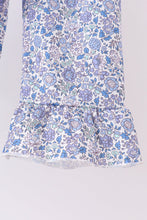 Blue pumpkin applique ruffle pants set - ARIA KIDS