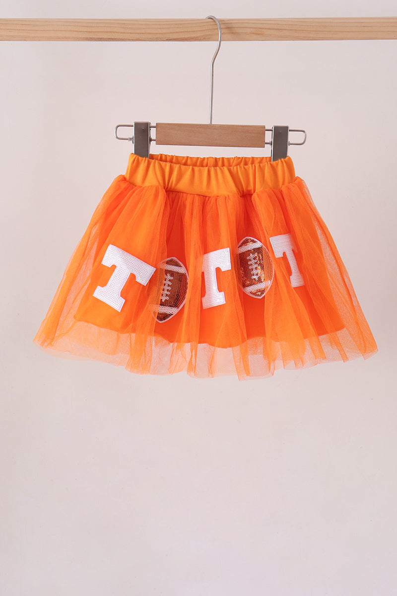 Tennessee football sequin tutu dress - ARIA KIDS