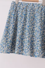 Teal floral print mom&me skorts set - ARIA KIDS