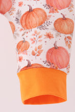 Orange Pumpkin Print Romper - ARIA KIDS