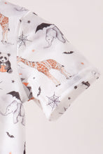 Brown zoo animal romper - ARIA KIDS