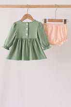 Green farm embroidery bloomer set - ARIA KIDS