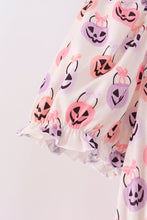 Jack-O-Lantern print tiered mom dress - ARIA KIDS
