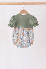 Green pumpkin french knot bubble - ARIA KIDS