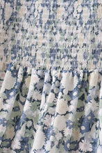 Vintage Floral Smocked Mom Dress