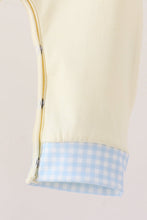 Beige goose embroidery romper
