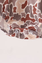 Khaki camoufalge cross deer embroidery bubble - ARIA KIDS