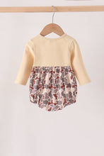 Khaki camoufalge cross deer embroidery bubble - ARIA KIDS