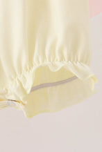 Cream smocked bow bubble - ARIA KIDS