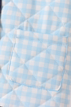 Blue gingham jacket