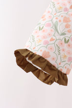 Sage floral ruffle jacket - ARIA KIDS
