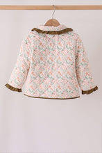 Sage floral ruffle jacket - ARIA KIDS