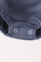 Navy goose applique bubble