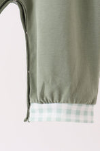 Green Solid Romper - ARIA KIDS