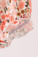 Green floral ruffle bubble - ARIA KIDS