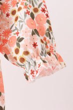 Green floral ruffle bubble - ARIA KIDS