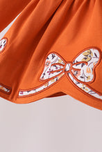 Orange floral ruffle bloomer set - ARIA KIDS