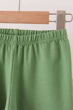 Green pumpkin turkey pants set