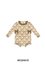 Brown goose pumpkin ruffle bubble