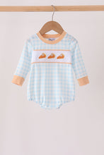 Pumpkin Pie Embroidery Gingham Bubble