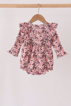 Pink leopard rufle bubble