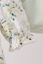 Sage floral smocked ruffle bloomer set - ARIA KIDS
