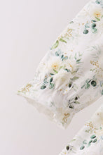 Sage floral smocked ruffle pants set - ARIA KIDS