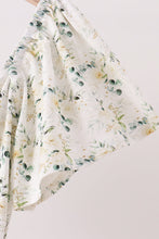 Sage floral smocked tiered mom dress - ARIA KIDS