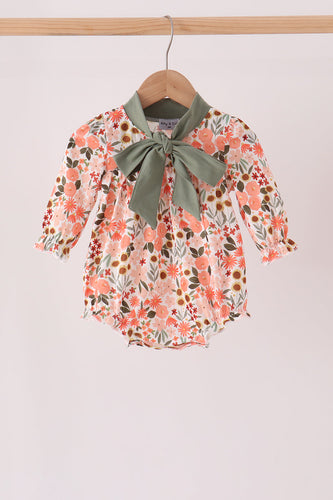 Green floral bow bubble - ARIA KIDS