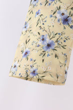 Yellow Floral Bow Applique Pants Set - ARIA KIDS