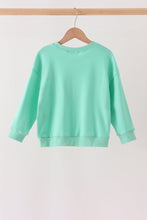 Mint Santa Sequin Mom&me Top