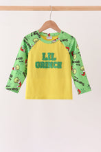 Green Grinch French Knot Top
