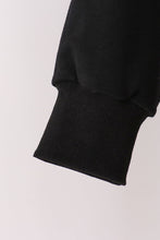 Black Santa Sequin Top
