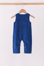 Blue corduroy Nativity Embroidery Jon Jon