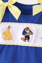 Royal Blue Character Embroidery Bloomer Set - ARIA KIDS