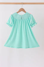 Green Character Smocked Dress - ARIA KIDS