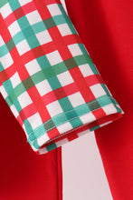 Red Character Embroidery Gingham Pants Set - ARIA KIDS