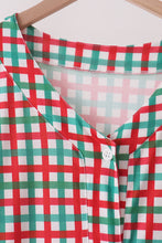 Red Bow Gingham Mom Dress - ARIA KIDS