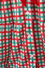 Red Bow Gingham Mom Dress - ARIA KIDS
