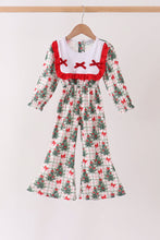 Red Velvet Ruffle jumpsuit