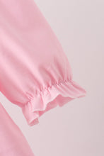 Pink Christmas Embroidery Dress - ARIA KIDS