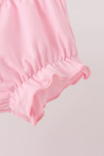 Pink Character Bow Embroidery Bloomer Set - ARIA KIDS