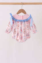 Pink Character Bow Embroidery Bubble - ARIA KIDS