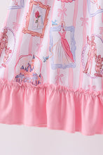 Pink Character Ruffle Bamboo Dress - ARIA KIDS