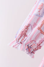 Pink Character Ruffle Bamboo Dress - ARIA KIDS