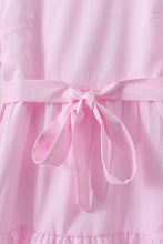 Pink stripe tiered maxi dress - ARIA KIDS