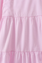 Pink stripe tiered maxi dress - ARIA KIDS