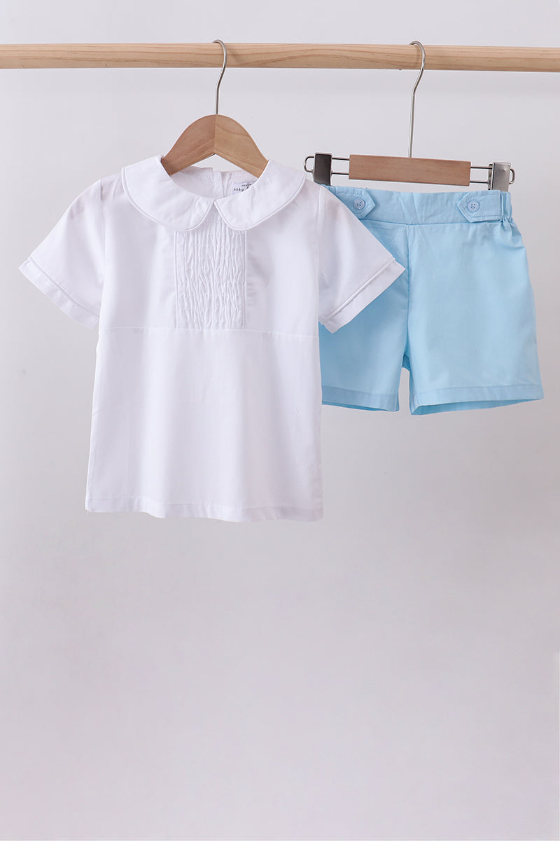 Peter pan collar shorts set - ARIA KIDS