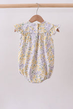 Floral bunny bow embroidery ruffle bubble